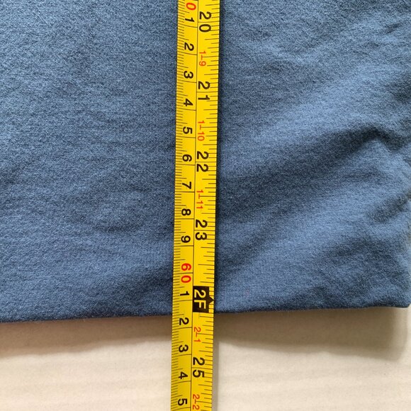 Peruvian Connection Blue Pencil Skirt Soft Cotton Stretch Knit Women’s Size ~M - Picture 3 of 8